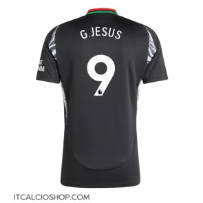 Arsenal Gabriel Jesus #9 Seconda Maglia 2024-25 Manica Corta